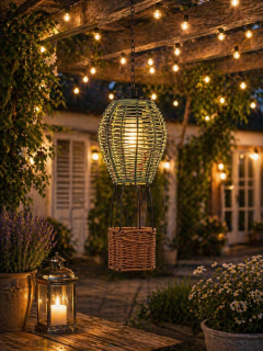 Zahradní dekorace balón s Led osvětlením 