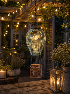 Zahradní dekorace balón s Led osvětlením