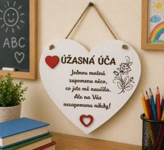 Dřevěná cedulka na zavěšní
