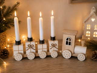Adventní vláček svicen 