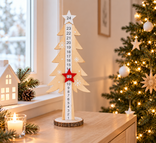 Adventní kalendář stromeček 